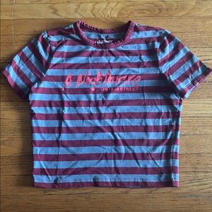Women’s A Nightmare on Elm Street Cropped Tee Size Large
